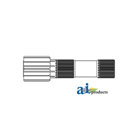 A & I Products Sunshaft, Differential 5.24" x5.24" x5.24" A-A168168